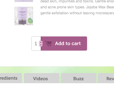 Add to Cart add amount button cart design pink