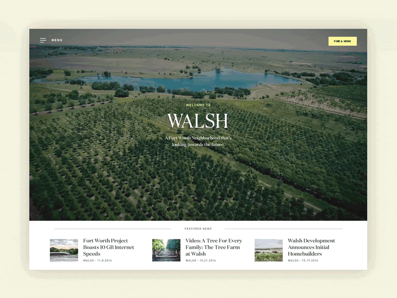 Walsh TX Homepage