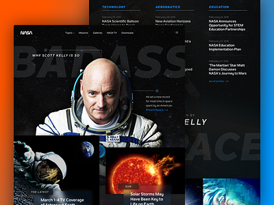 NASA Homepage Exploration