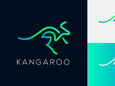 kangaroo logo animal branding business icon kangaroo logo logo design logotype minimal modern