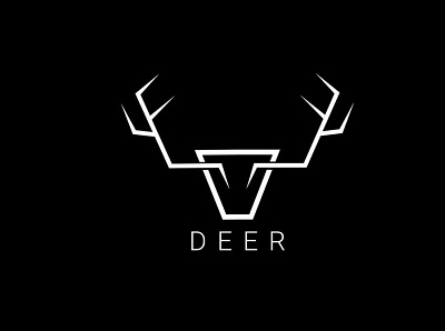 Minimalistic deer logo design animal animal logo brand identity branding deer logo design logo design minimalist minimalistic vector