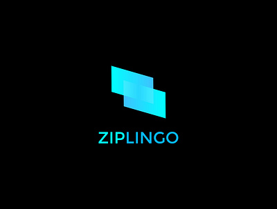 ZipLingo logo brand identity branding business logo logo design logotype minimal modern