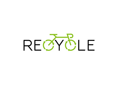 recycle logo brand identity branding business creative logo cycle logo logo design logotype minimal modern typography