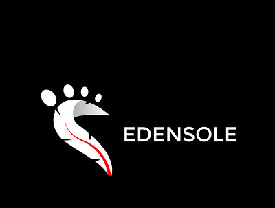 edensole logo design for a shoe company brand identity branding business foot footwear leg logo logo design logo mark logo type minimal modern shoes