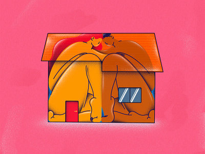 #StayTheFuckHome apple pencil couple home house human illustration ipad pro loneliness lover procreate quarantine relationship socialdistancing stayhome