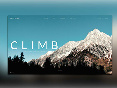 Climb design illustration nature ux web web desing