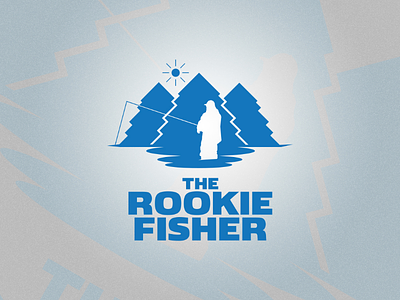 The Rookie Fisher Logo Design branding danmark design fishing fisk logo rookie
