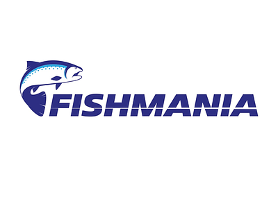Fishmania Logo danmark fish fishmania logo logodesign