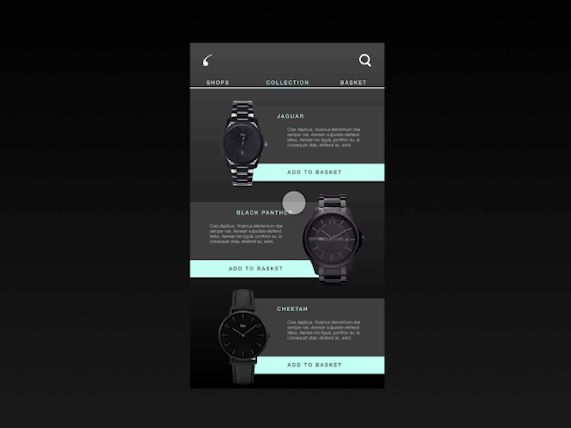 Clock app app design clock design experience interface ui ux watch