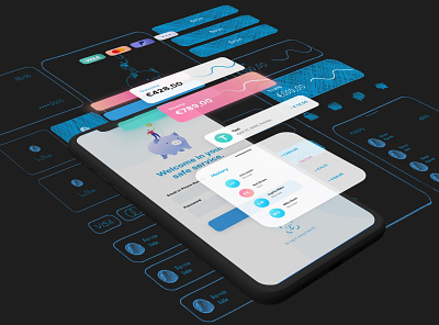 free financial ui kit for adobe xd app bank app banking fincial freeuikit made with adobexd ui uikit ux xd