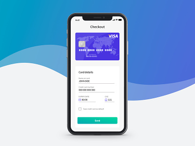 Credit Card Checkout app checkout credit card credit card checkout credit card form dailyui 002 design form made with adobexd payment ui user interface ux xd