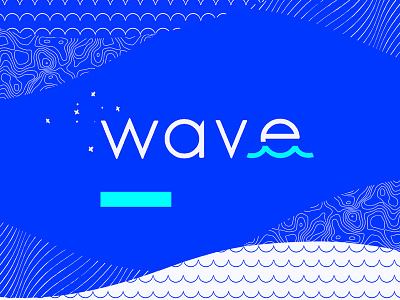 Wave blue brand branding identity line logo pattern texture water wave