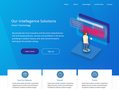 Artificial Intelligence ai app artificial intelligence bot chatbot flat machine learning medical app medical care science theme ui ux design
