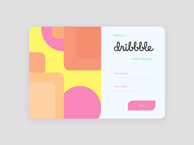 Dribbble Invite design dribbble invite dribbble invites invite invite design invites minimalist modern