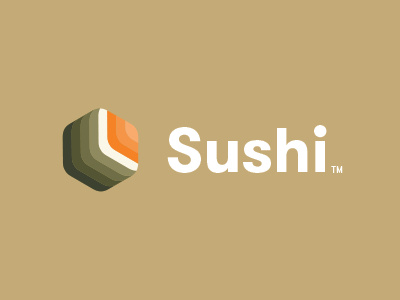Dribble #44 logo sushi