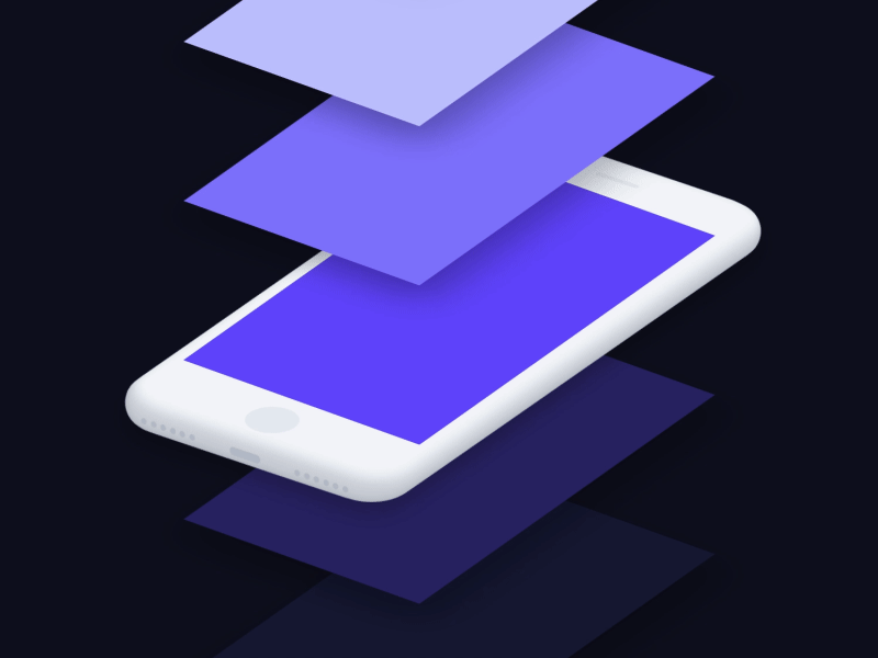 Ionic Deploy animation deploy devices illustrations