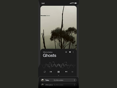 Minimal Music Player UI