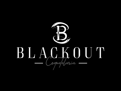 Blackout - Drinks blackout drinks letter b logo