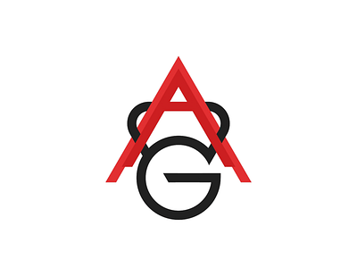 AG - Fitness ag letter ag logo dumbbell dumbell fitness gym