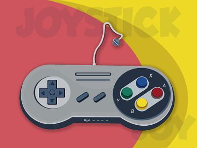 Joystick 90s design game design illustration joystick minimal productdesign ui vector web