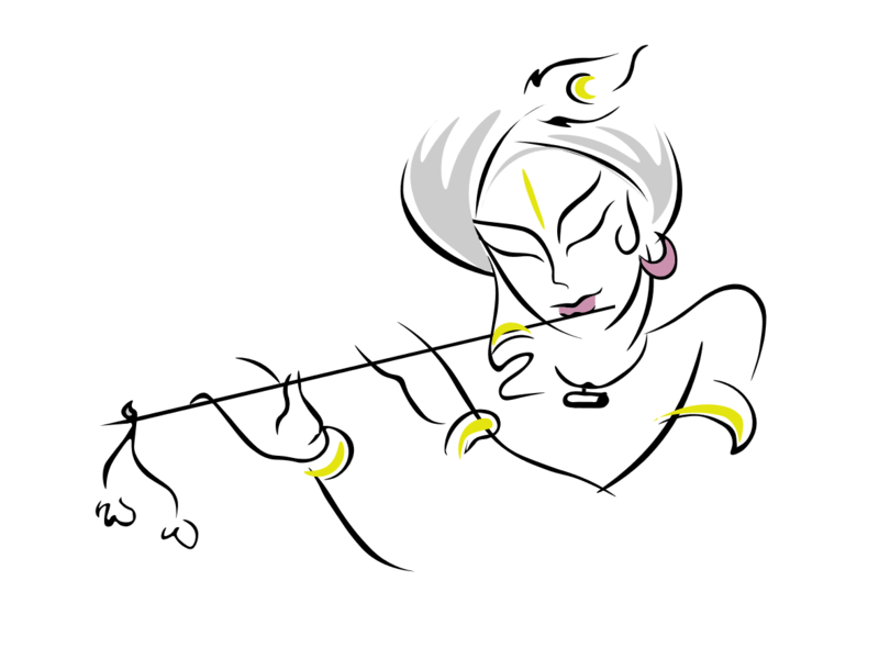 Lord Krishna Pencil Sketches  A MYTHOLOGY BLOG