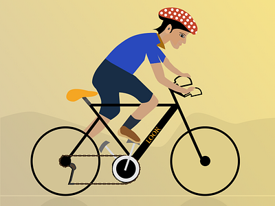 Cyclist branding cartoon art cyclist design illustration motion sketching sports vector
