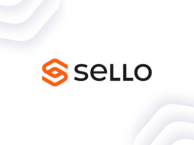 Sello brand branding clean flat lifestyle logo minimalist modern social tech