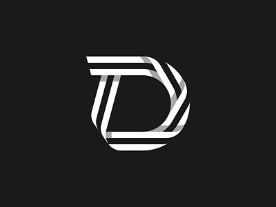 D for Dedyshon brand flat idea identity lettermark logo logo design logogram minimal minimalist modern typography