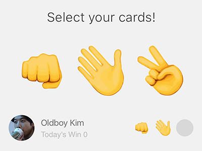 Rock-Paper-Scissors Game With Facebook Messenger By Jeongmin Kim On Dribbble