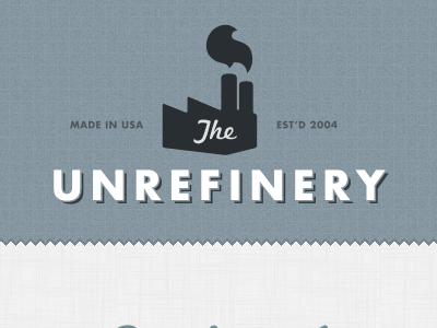 The UNREFINERY WIP factory graph lines jagged linen mill