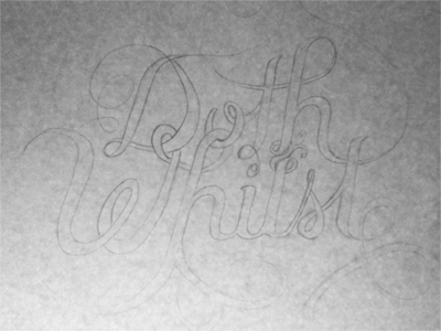 Doth Whilst do freehand script while