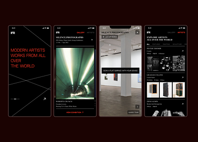 ⬛online museum app concept museum museum of art ui uiux