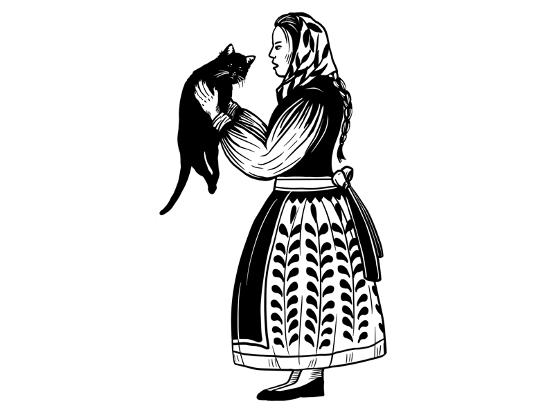 The Slothful Cat by Karolina Nádasi on Dribbble