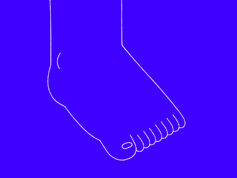 Toes animation foot football gif loop soccer toes