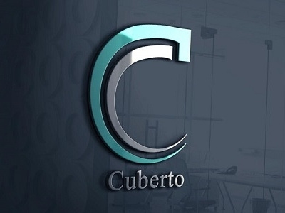 Cuberto logo brand branding c logo design identity logo