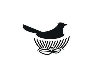 Bird Nest Logo Concept animal logo branding design icon illustration line logo logo design minimal vector vintage logo