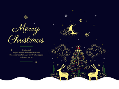 Merry Christmas illustration merrychristmas poster vector xmas xmas card