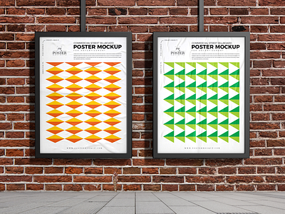 Download Poster Mockup Dribbble