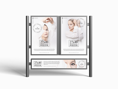 Framed Dual Poster Mockup Free