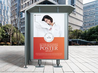 Brand Promotion Poster Mockup Free