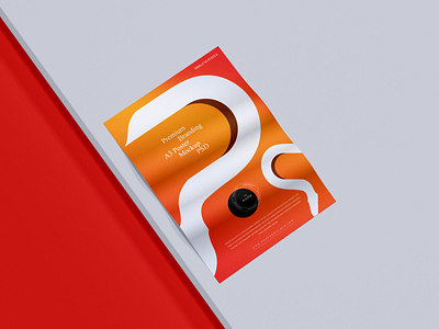 Premium Branding A3 Poster Mockup Free poster mockup free