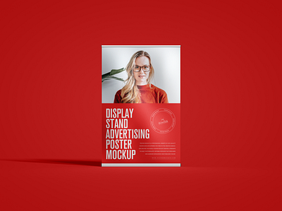 Display Poster Mockup Free poster mockup