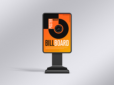 Advertising Billboard Poster Mockup Free poster mockup free