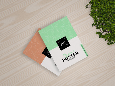 Download Prime Posters Mockup With Wooden Floor 2018 By Poster Mockup On Dribbble