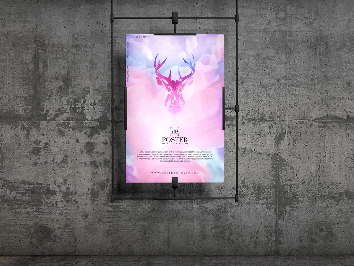 Concrete Environment Poster Mockup PSD free by Poster ...