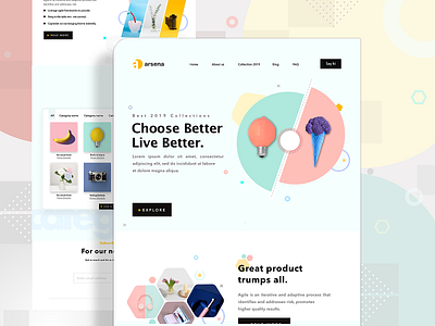 Playful Website Design animation branding design designer minimal ui ux vector web website