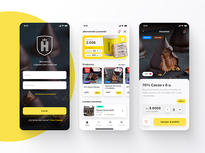 Havanna Concept App app branding concept graphic design loyalty program mobile ui ux