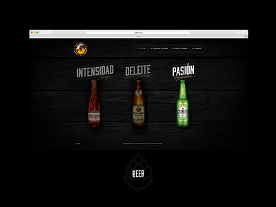 2014 Panamá Premium Beer Tour beer branding typography ui uidesign ux web page design