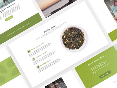 Wireframe Tea E-commerce green site tea ui ui design website wireframe