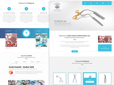 Medical Instruments Web App app dental medical instruments surgical ui ux web